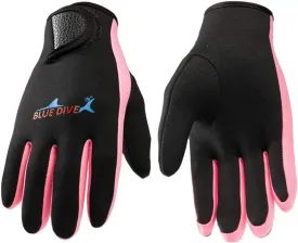 1.5mm Five Finger Neoprene Diving Wetsuit Gloves for Swimming Diving Snorkeling Paddling Surfing Kayaking