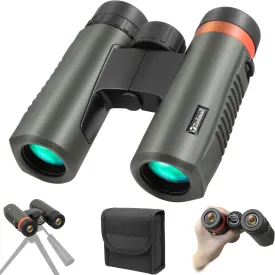 8x26 Compact Binoculars - Waterproof and BK7 Prism - Gifts for Bird Watching, Hunting and Sport Games, Concerts and Theater