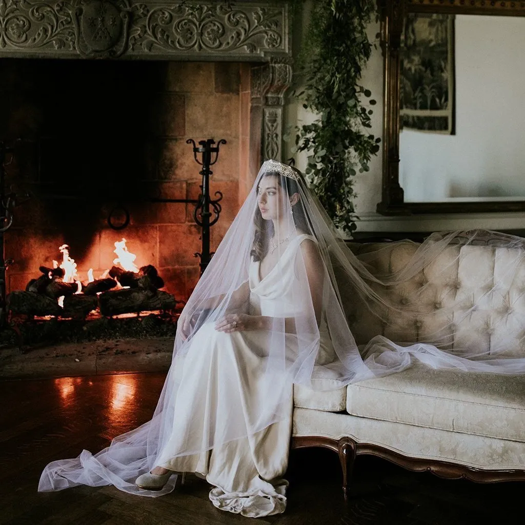 AMBRELL Royal Cathedral Drop Veil