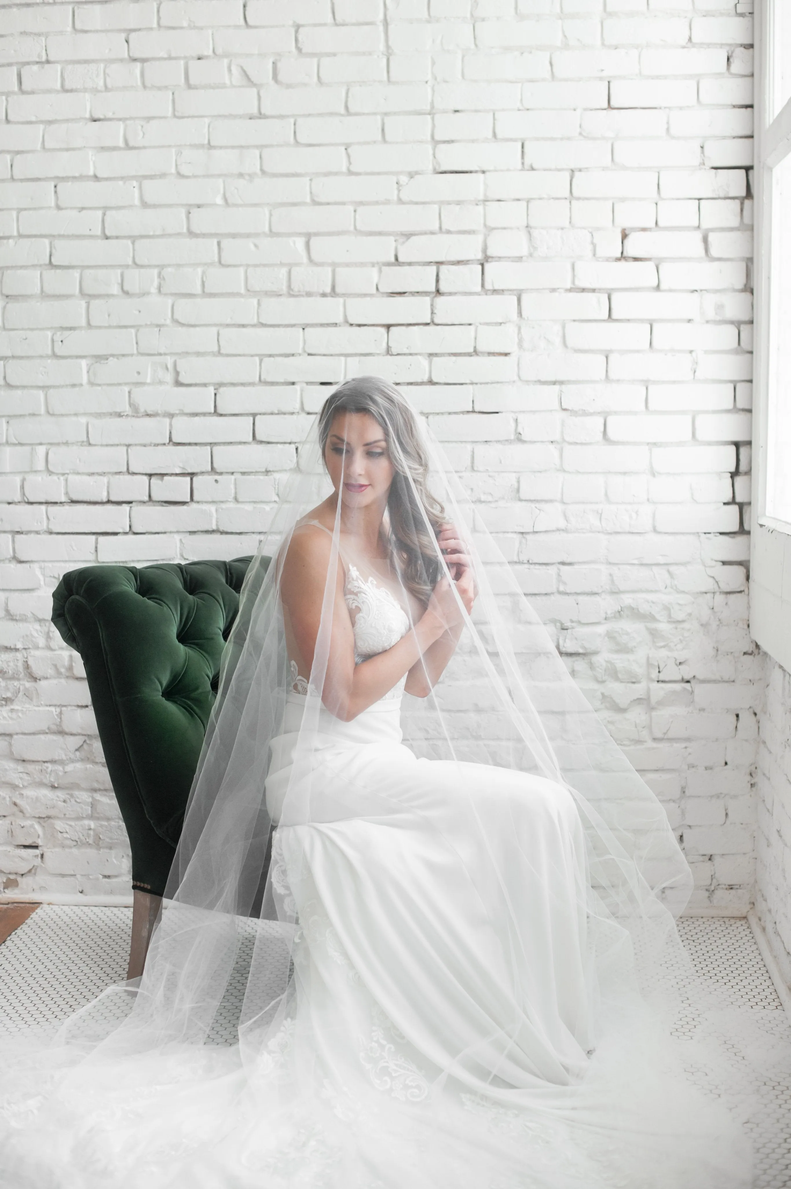 AMBRELL Royal Cathedral Drop Veil