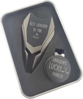 Best Grandpa By Par Divot Tool Set, Golf Gifts for Grandpa from Granddaughter, Golf Grandpa Gifts from Grandkids, Gift for Grandpa from Grandkids, Grandpa Baby Announcement, New Grandpa Gifts, Golfing