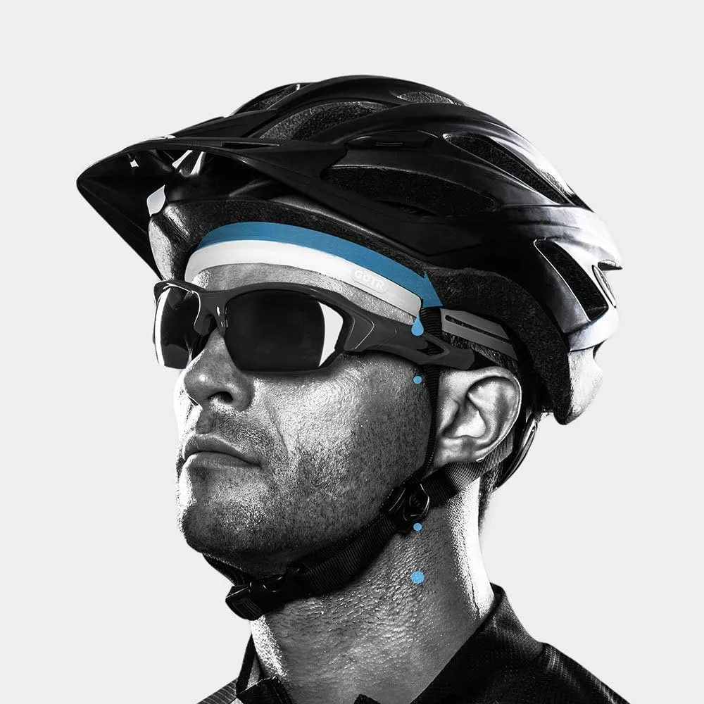 GUTR Performance Sweatband, Channels Sweat Away From Eyes, Universal Fit With Elastic Strap - FLEX
