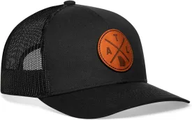 HAKA State City Trucker Hat for Men & Women, Adjustable Baseball Hat, Mesh Snapback, Sturdy Outdoor Black Golf Hat