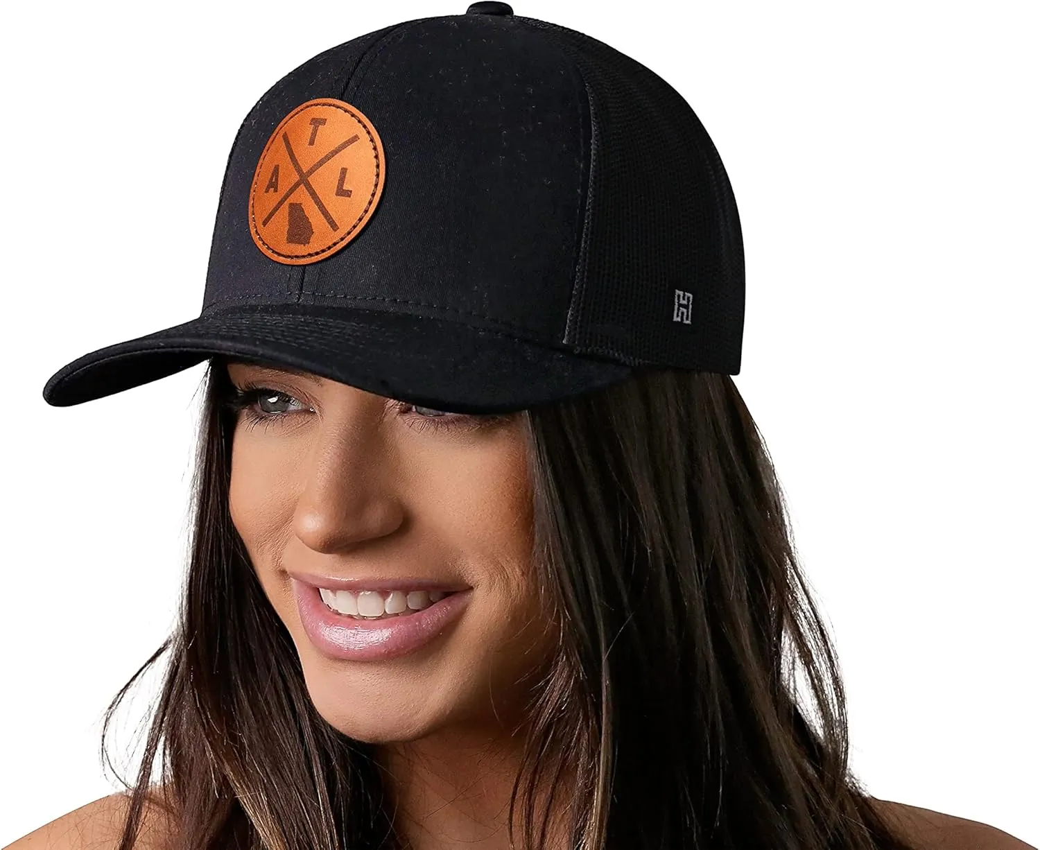 HAKA State City Trucker Hat for Men & Women, Adjustable Baseball Hat, Mesh Snapback, Sturdy Outdoor Black Golf Hat