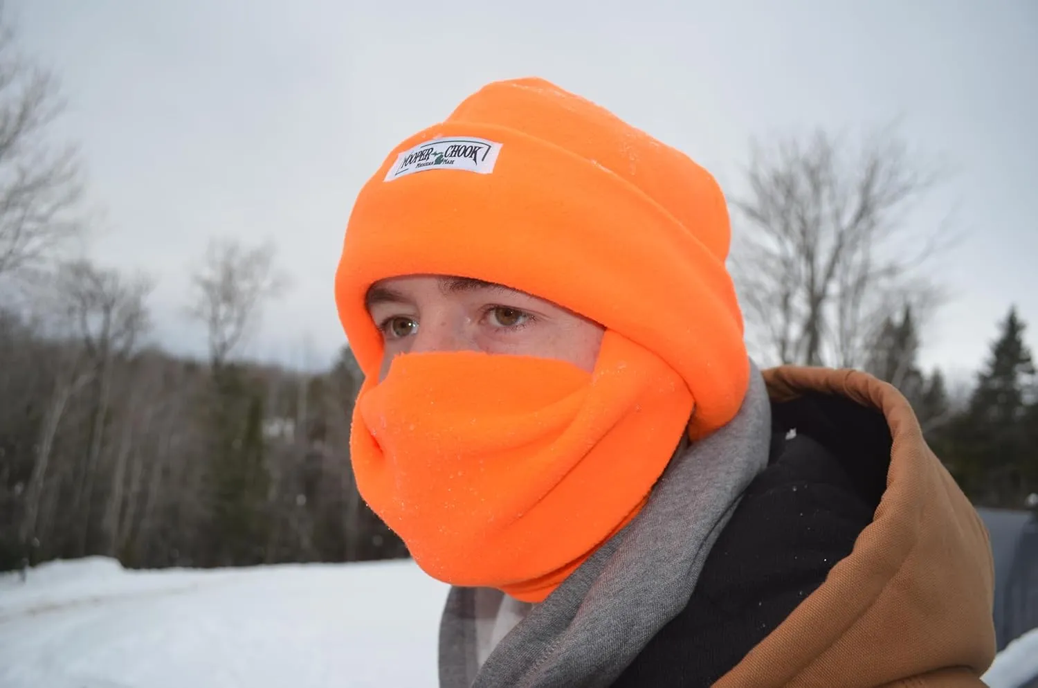 Winter Hat, Built-in Face Mask, Superior Warmth